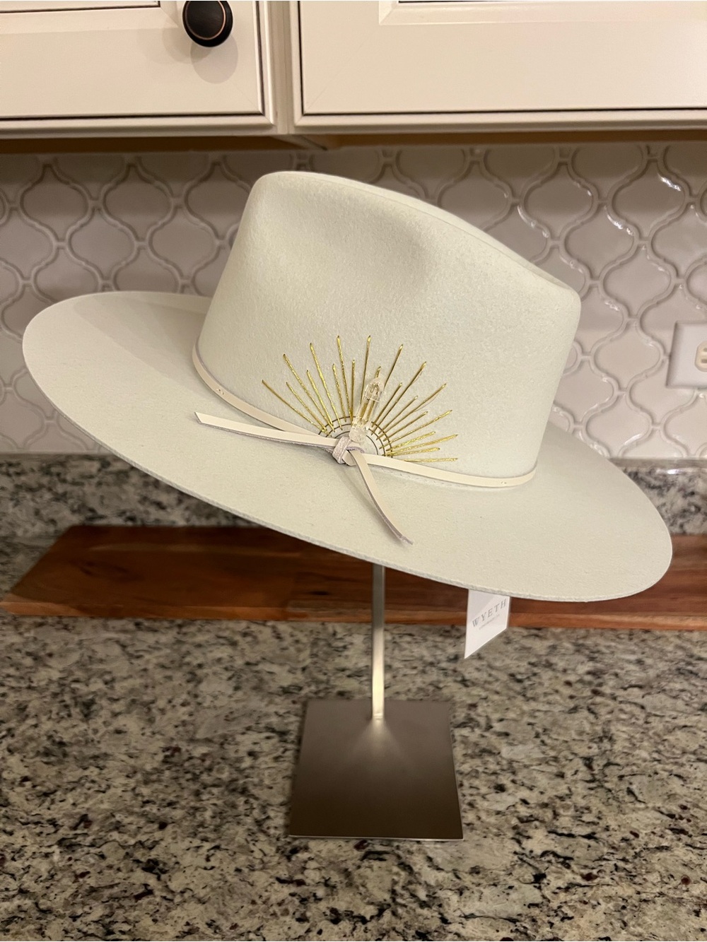 NWT Wyeth Flat Brim Rancher Hat - Style (McVie in Seagram)